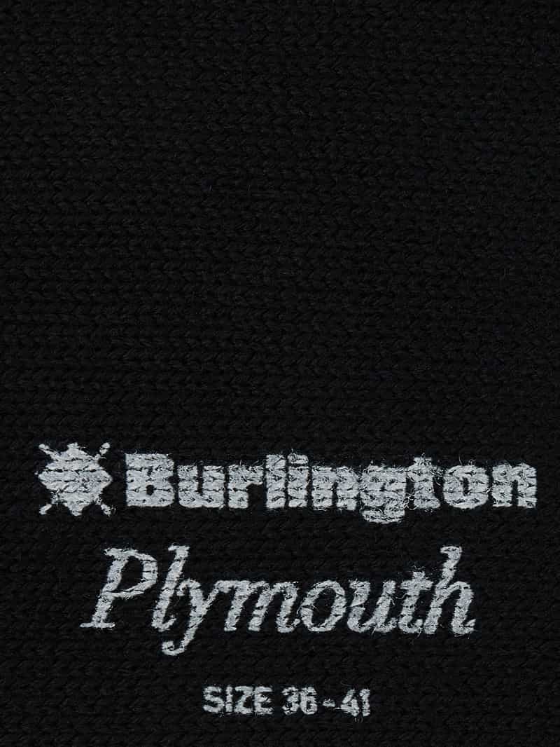 Burlington Sokken met labeldetail model 'PLYMOUTH'