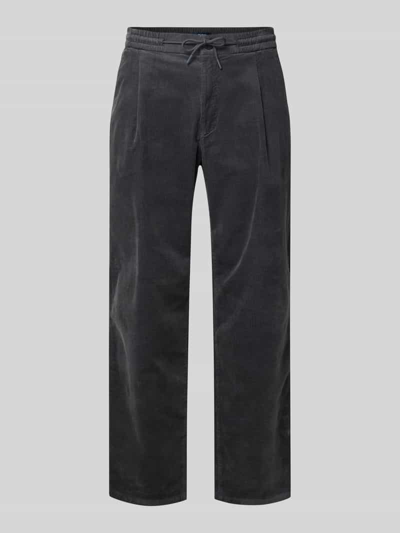 MCNEAL Regular fit corduroy broek met tunnelkoord