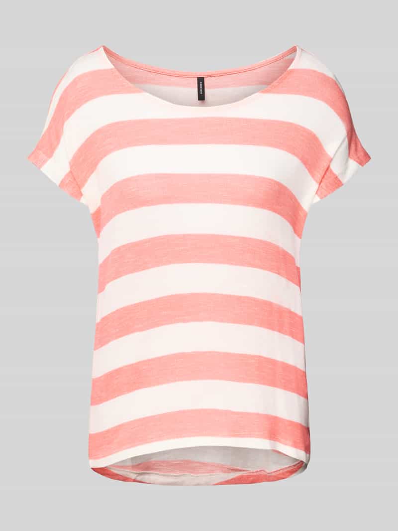 Vero Moda Boxy fit T-shirt met all-over motief model 'WIDE'