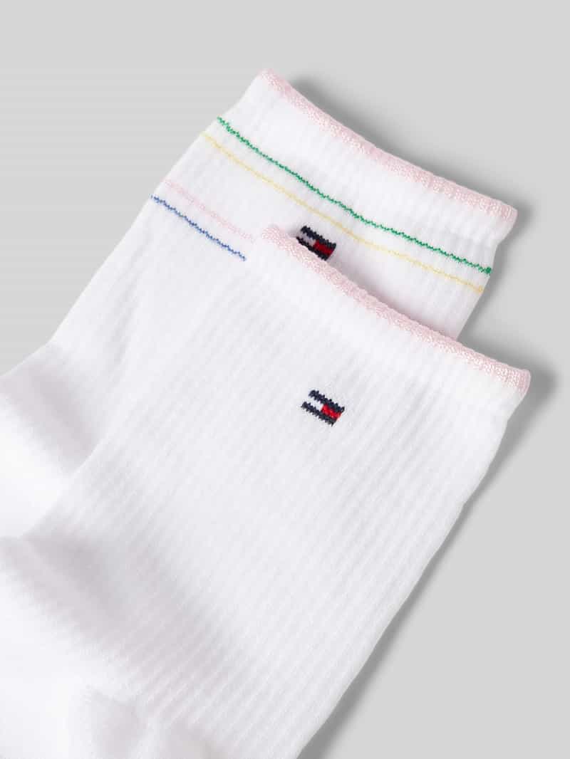 Tommy Hilfiger Sokken met elastische ribboordjes in een set van 2 paar