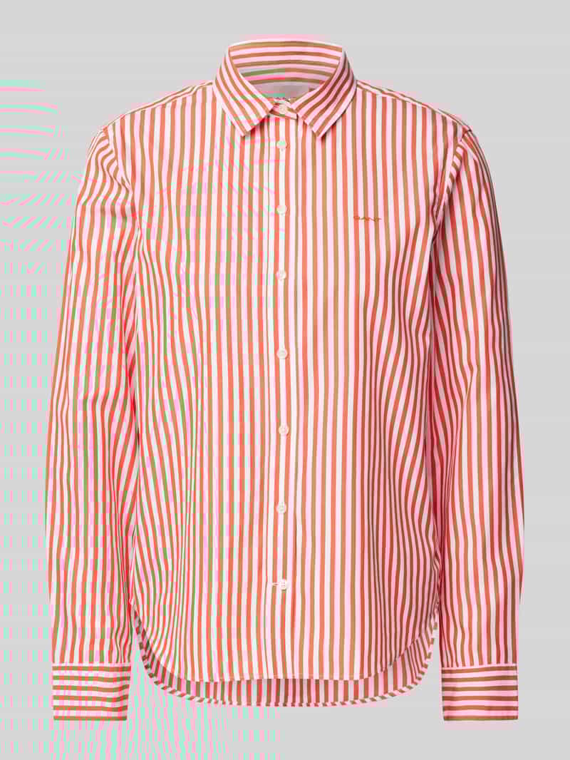 Gant Overhemdblouse met labelstitching