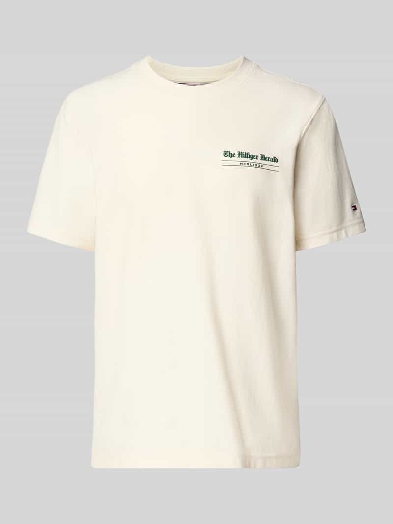 Tommy Hilfiger Regular fit T-shirt van puur katoen