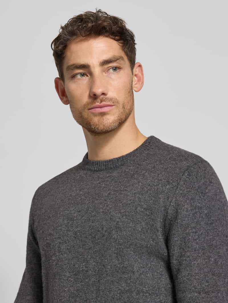 casual friday Gebreide pullover van wolmix model 'KARL'