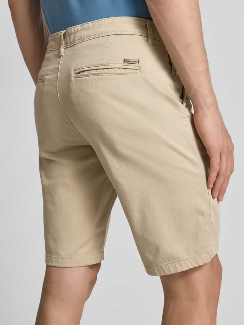 jack & jones Regular fit bermuda met steekzakken model 'IBOWIE'