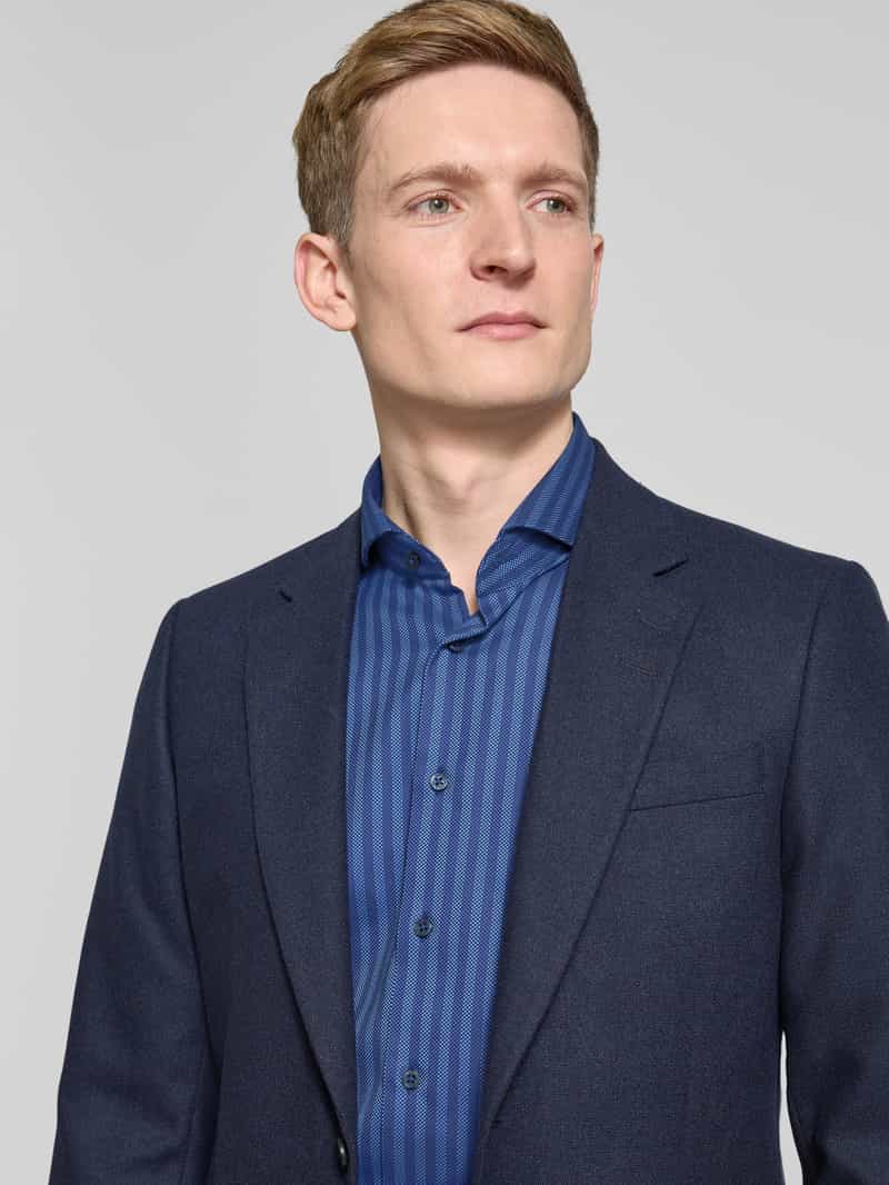 Eterna Regular fit zakelijk overhemd met haaikraag