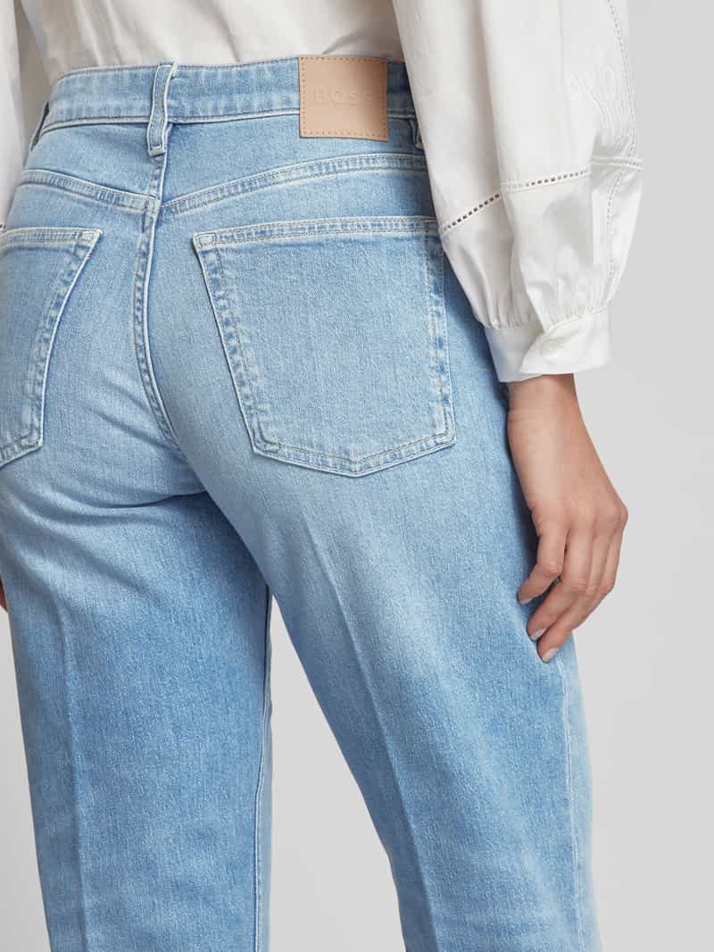 Boss Orange Flared jeans met riemlussen model 'SOFT KICK'