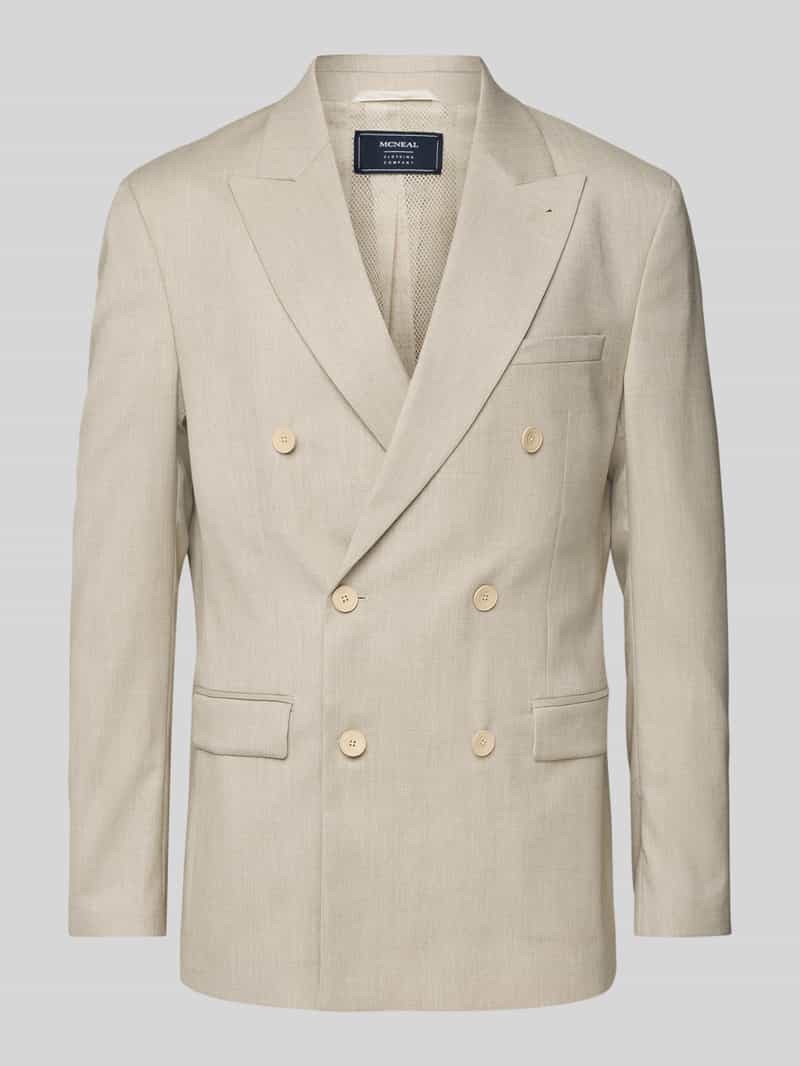 MCNEAL Slim fit colbert met klepzakken