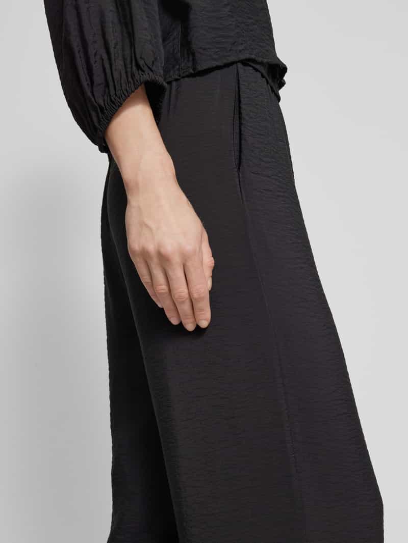 MSCH Copenhagen Wide leg stoffen broek met elastische band model 'Audia'