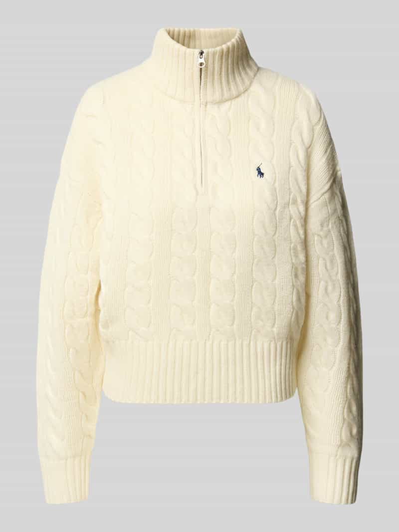 Polo Ralph Lauren Schipperstrui van wolmix met logostitching