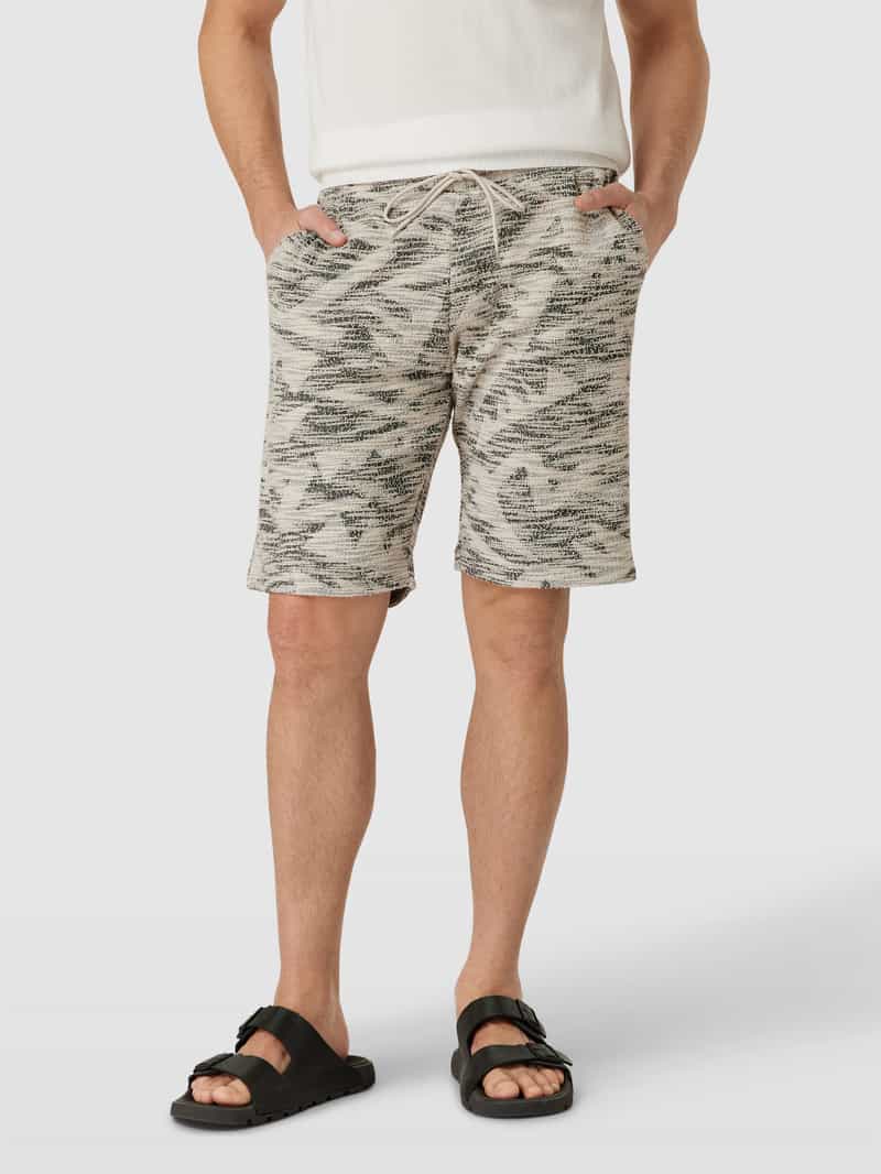 Korte regular fit broek met structuurmotief Antony Morato