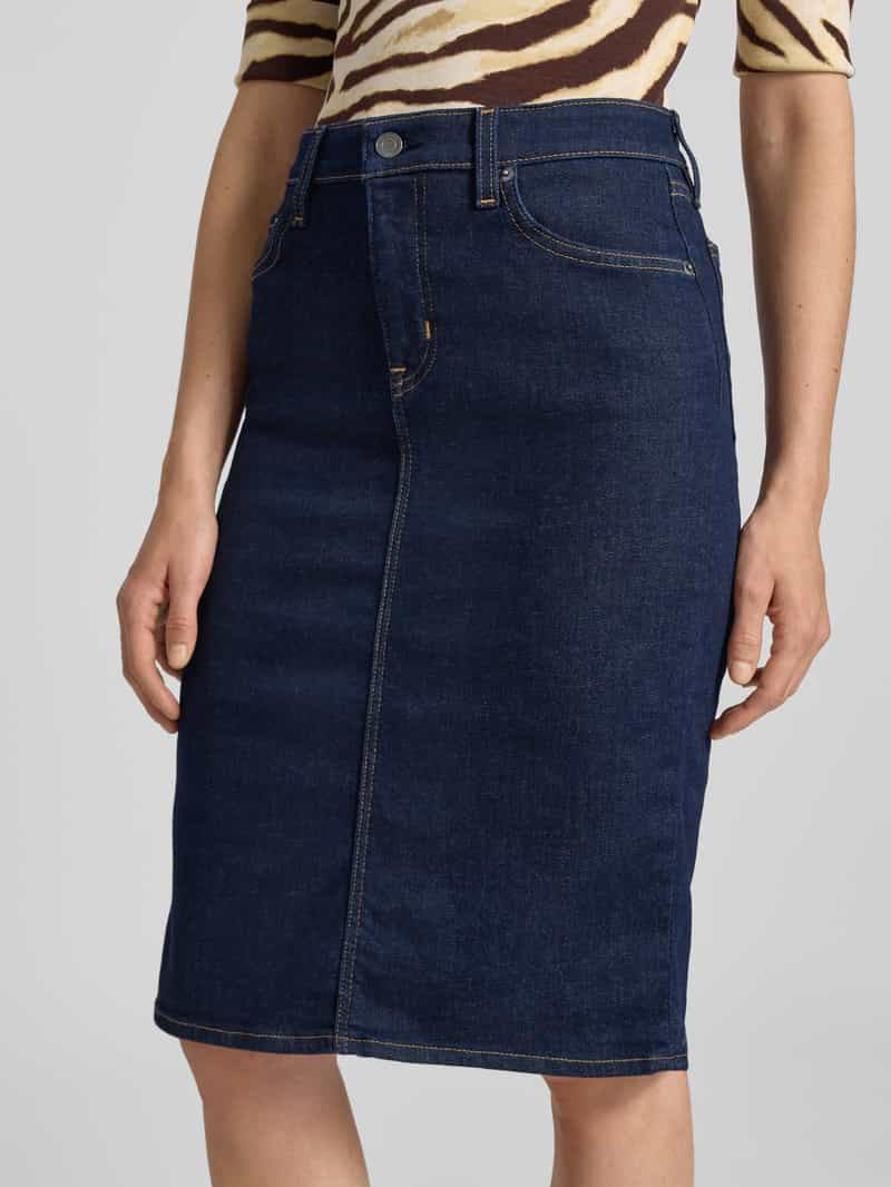 Lauren Ralph Lauren Knielange jeansrok model DANIELA'