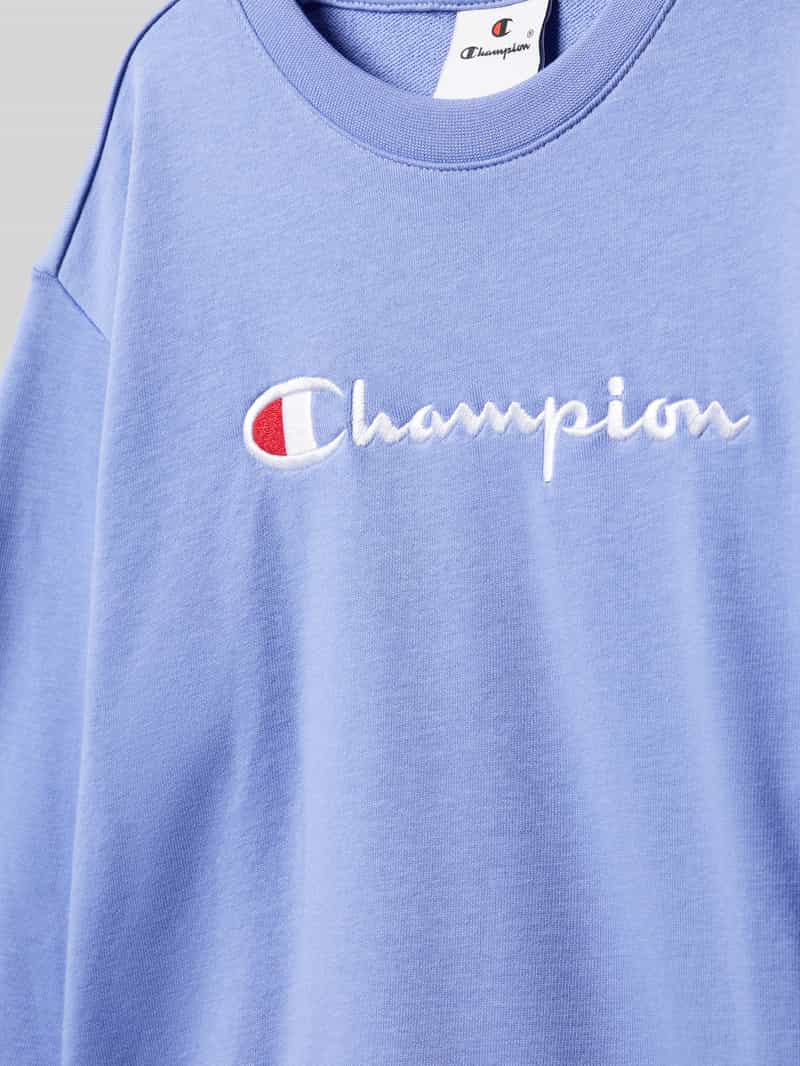 Champion Sweatshirt met labelstitching