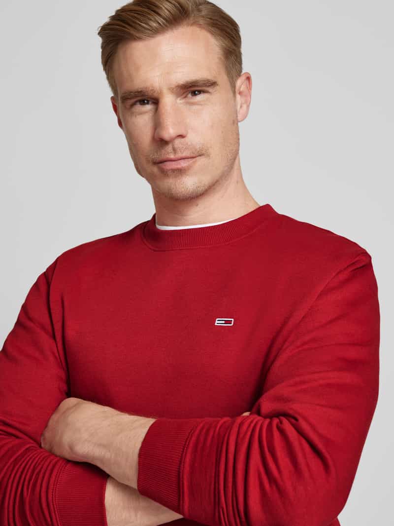 Tommy Jeans Regular fit sweatshirt met logobadge