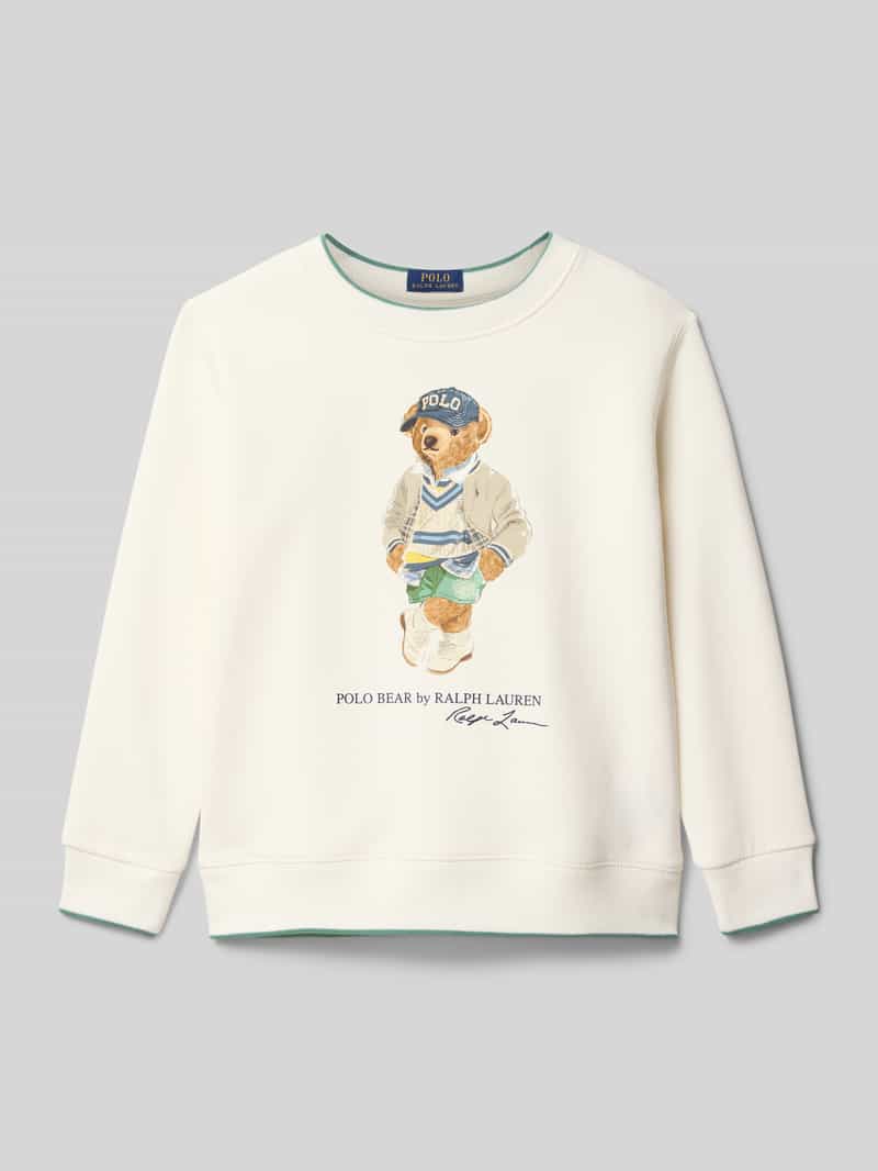 Polo Ralph Lauren Kids Sweatshirt met ronde hals en labelprint