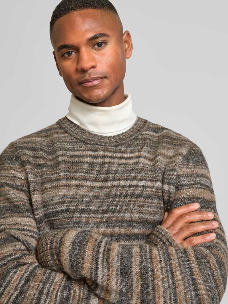 Barbour Gebreide pullover met ronde hals model 'PATELEY'
