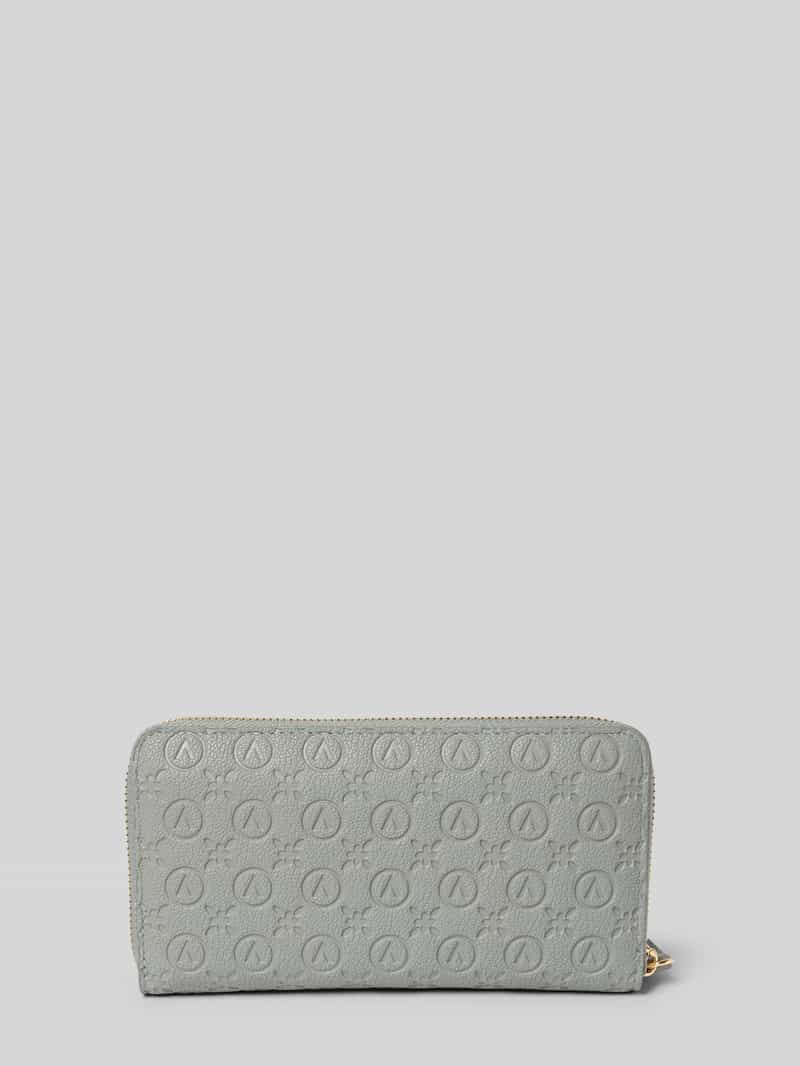 VALENTINO BAGS Portemonnee met all-over reliëflogo model 'Samba'