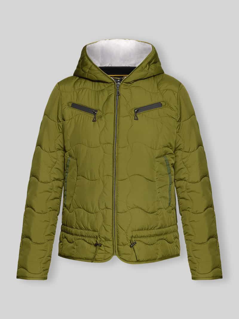 Gil Bret Regular fit gewatteerd jack met capuchon