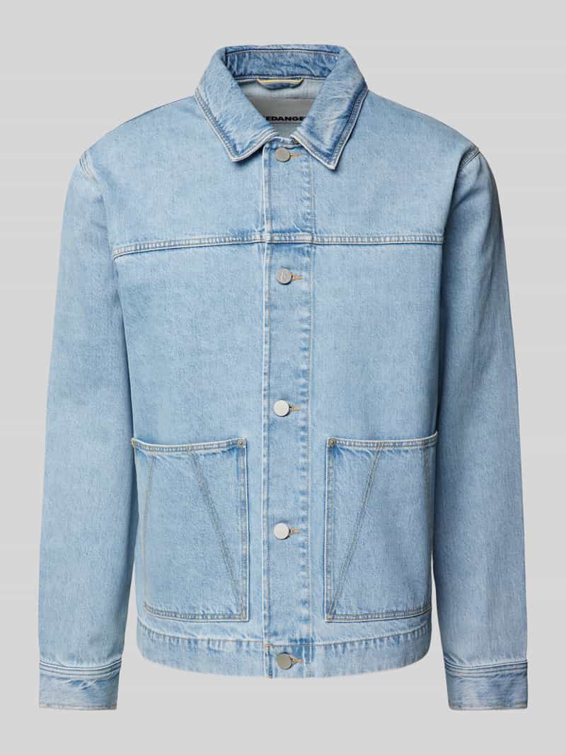 ARMEDANGELS Regular fit jeansoverhemdjack met opgestikte zakken