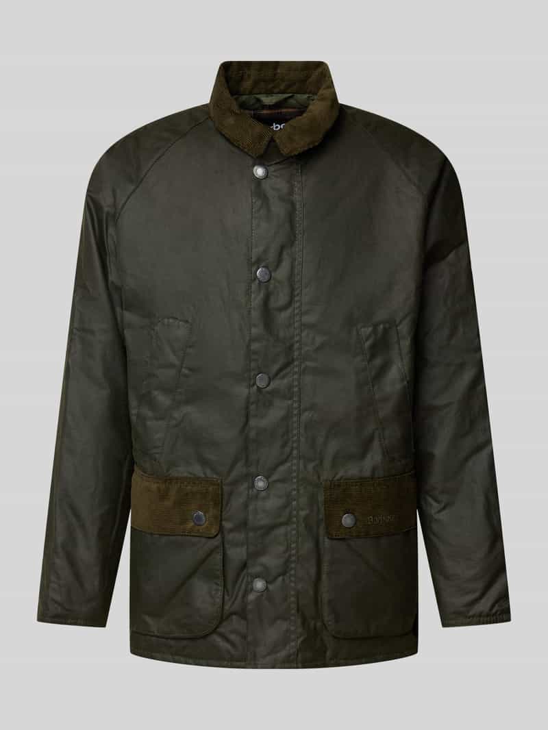 Barbour Jack met labelstitching model 'Cordale Wax'