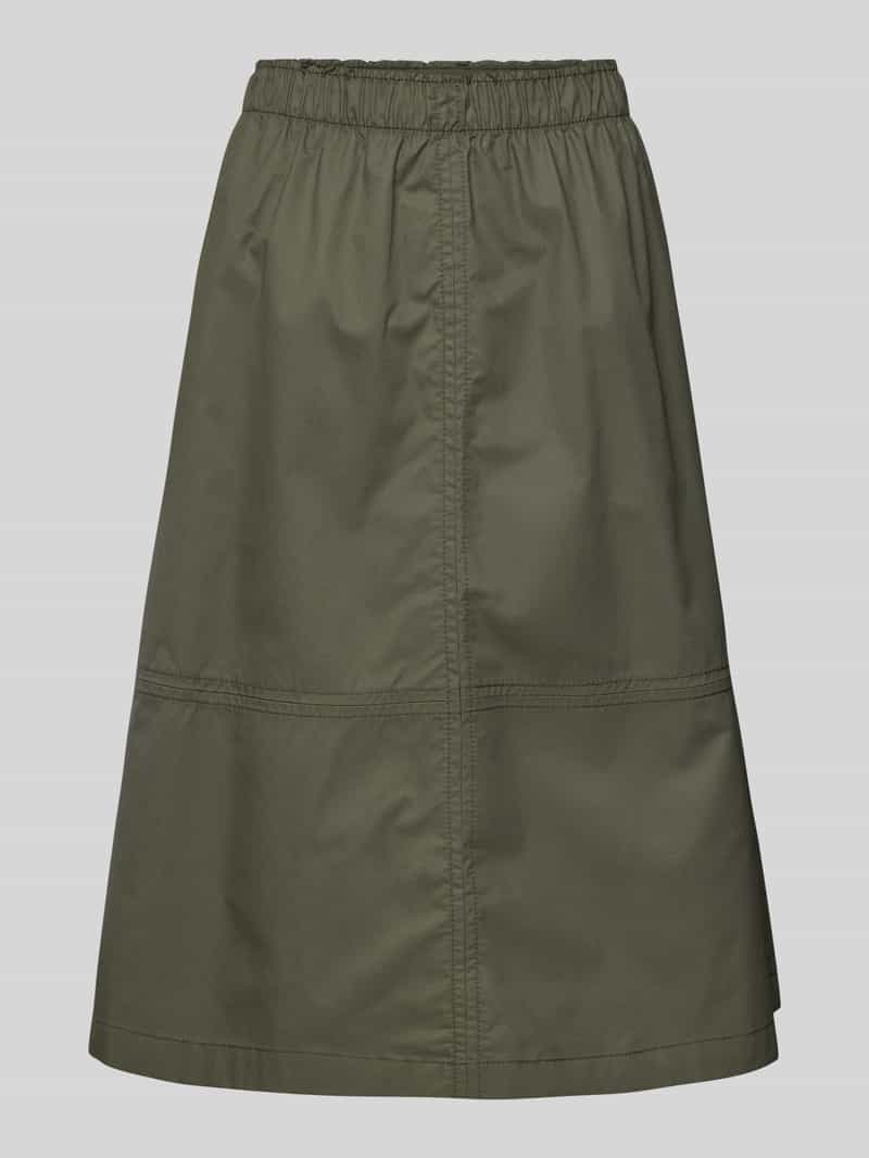 Christian Berg Woman Midirok met elastische band en steekzakken