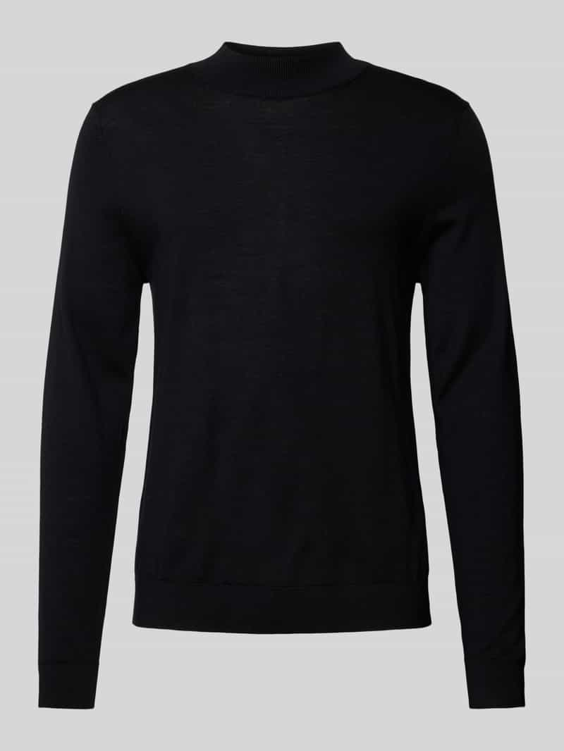 Selected Homme Gebreide pullover met opstaande kraag, model 'TRAY'