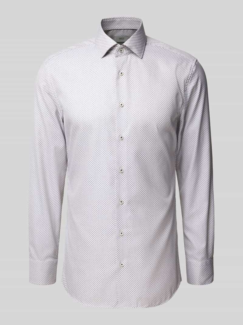 Eterna Slim fit zakelijk overhemd met knoopsluiting