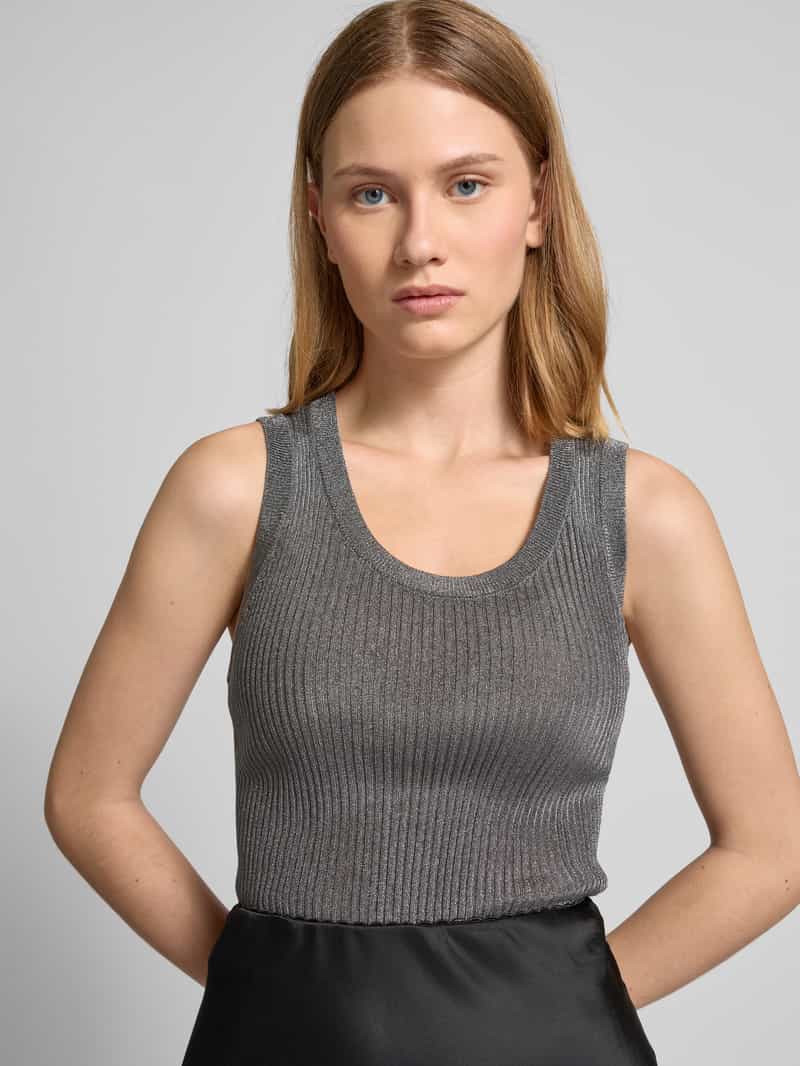 MOS MOSH Tanktop in riblook model 'Relena'