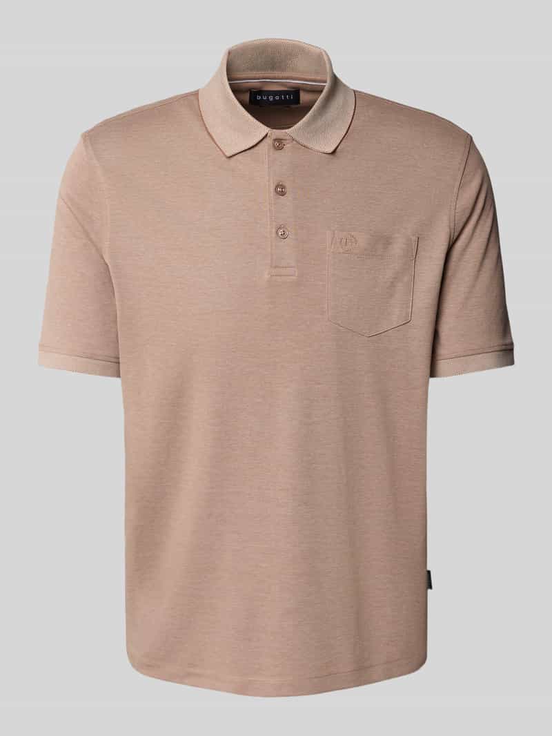 Bugatti Poloshirt met borstzak