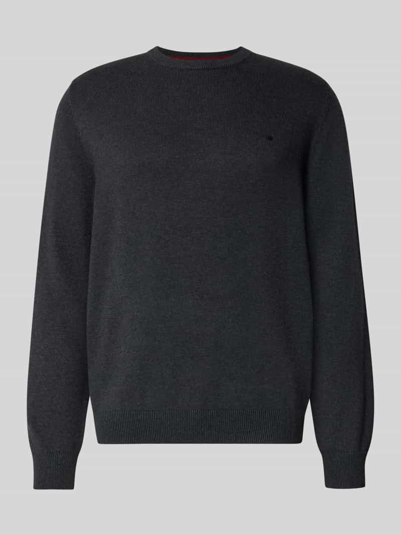 Christian Berg Men Gebreide pullover met ribboorden