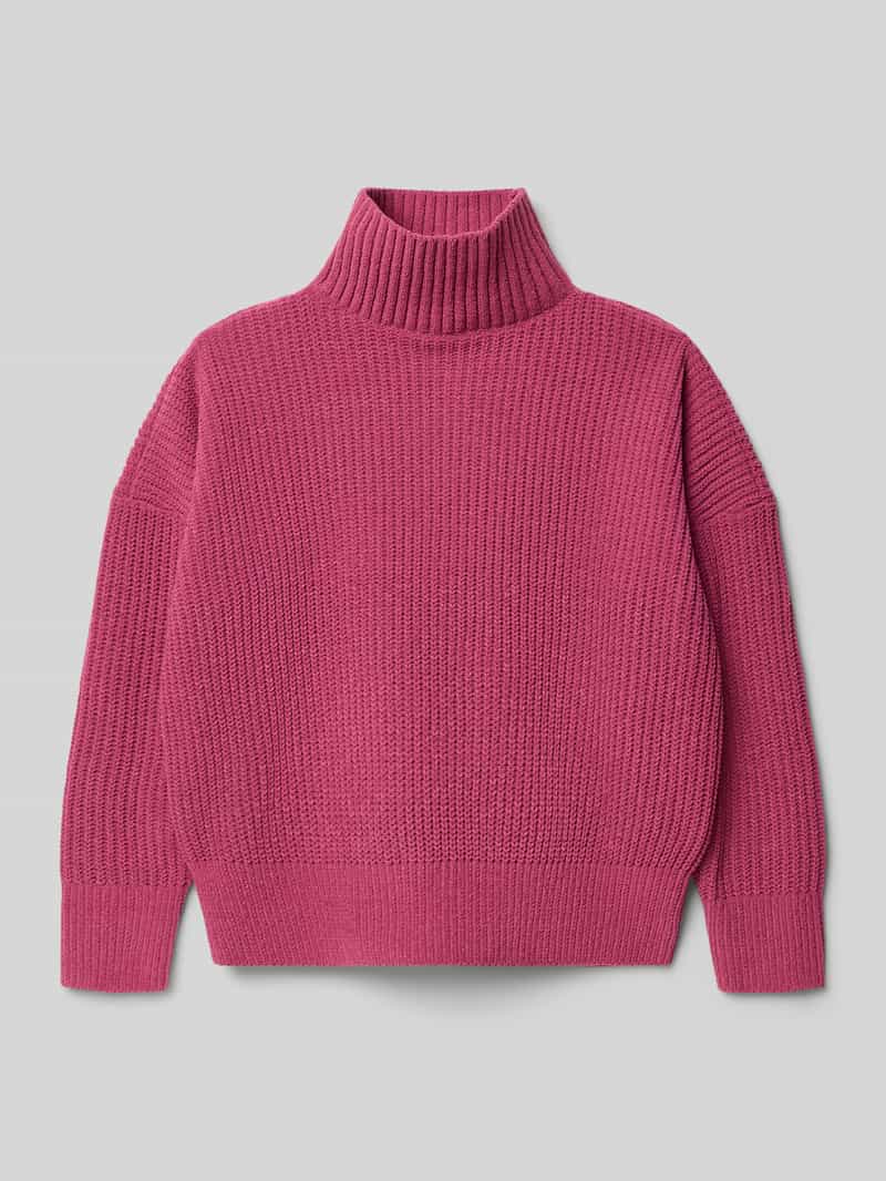 s.Oliver RED LABEL Loose fit gebreide pullover met opstaande kraag