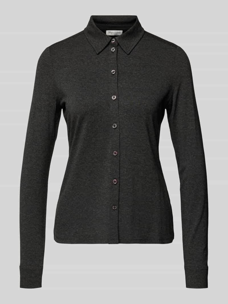 Marc O'Polo Regular fit blouse met lange mouwen van viscosemix