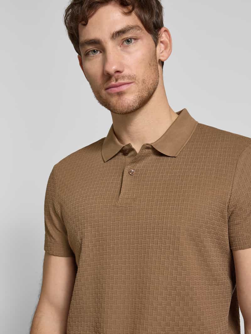 JOOP! Collection Poloshirt met korte knoopsluiting model 'Bradley'