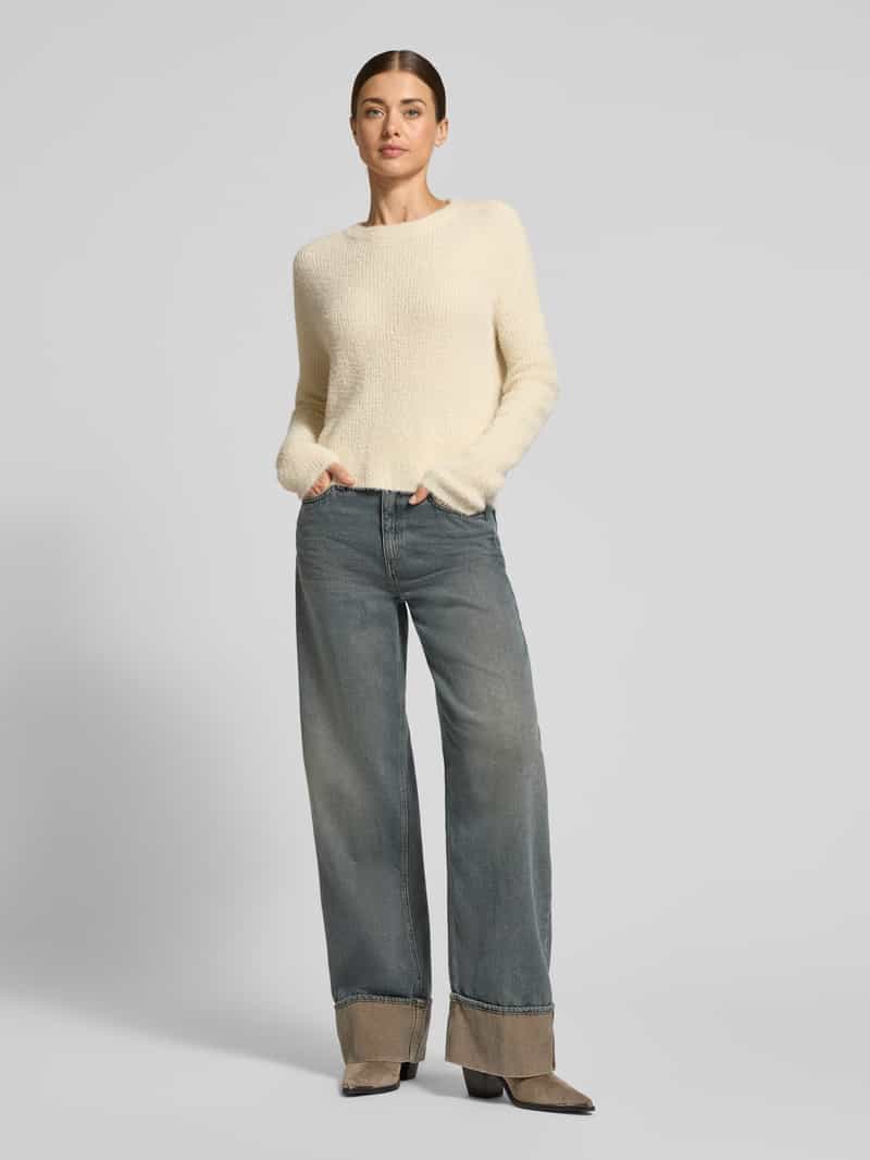 Vero Moda Pullover met zachte structuurlook ecru, foto 5