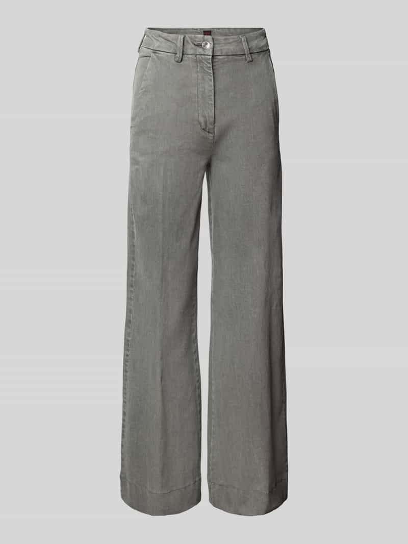 Stefanel Wide leg jeans met steekzakken