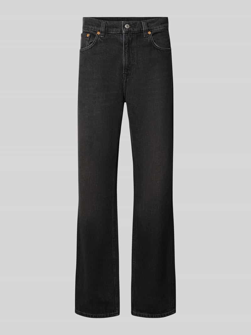 Gant straight fit jeans van mix van katoen en viscose