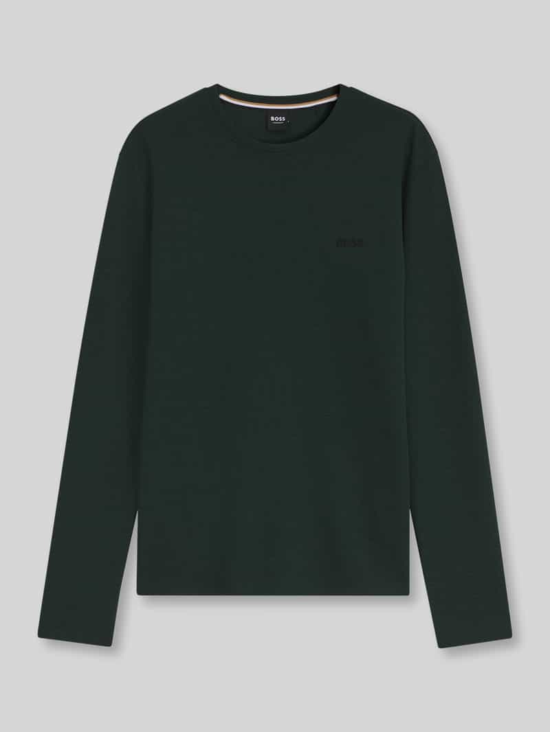 Boss Regular fit shirt met lange mouwen van katoenmix