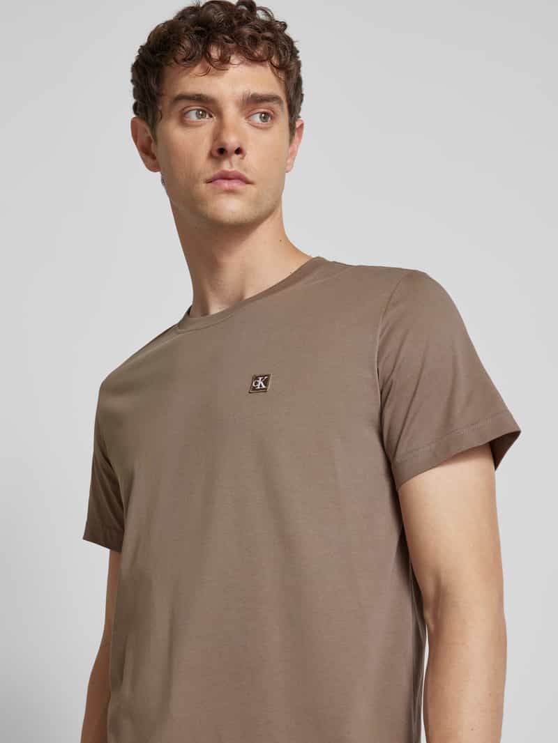 Calvin Klein Jeans T-shirt met labeldetail