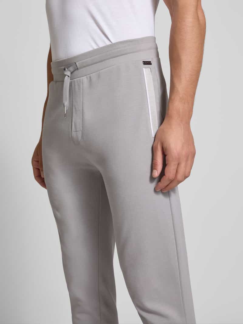Boss Regular fit sweatpants van katoenmix