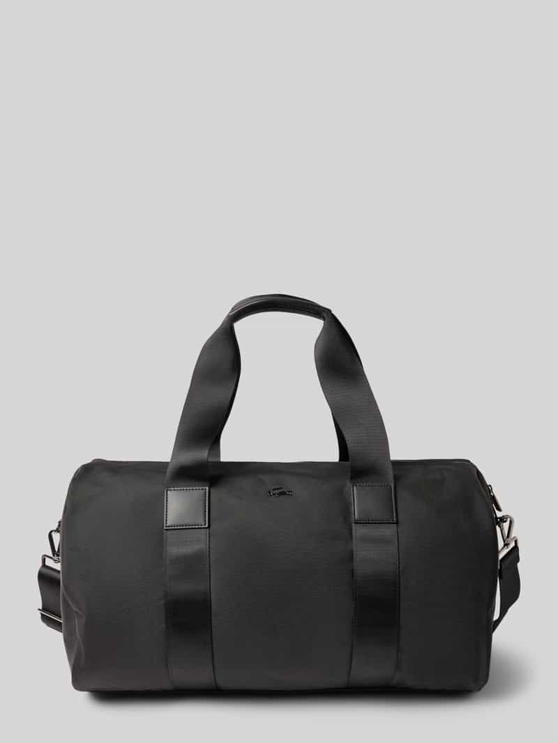 Lacoste Weekendtas met logo-applicatie van metaal model 'NEOCROC'