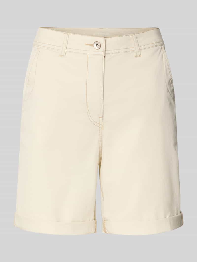 Tom Tailor Regular fit bermuda's van katoenmix