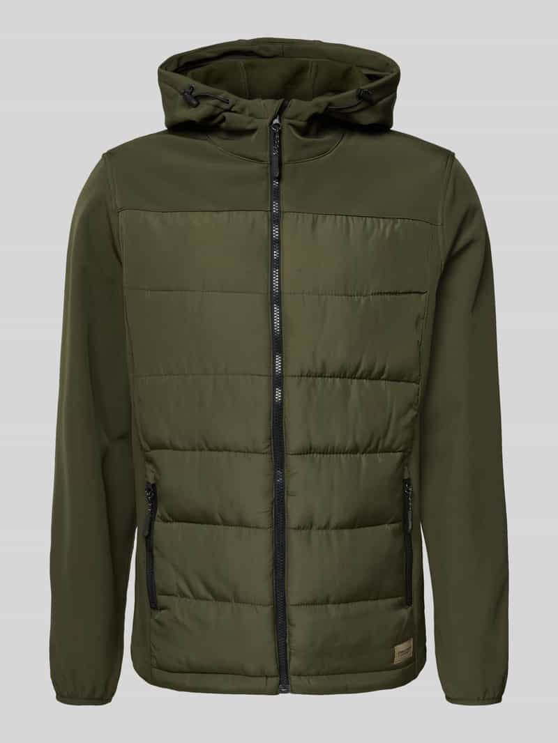 Blend Softshell-jack met doorgestikte naden model 'EVIAN'