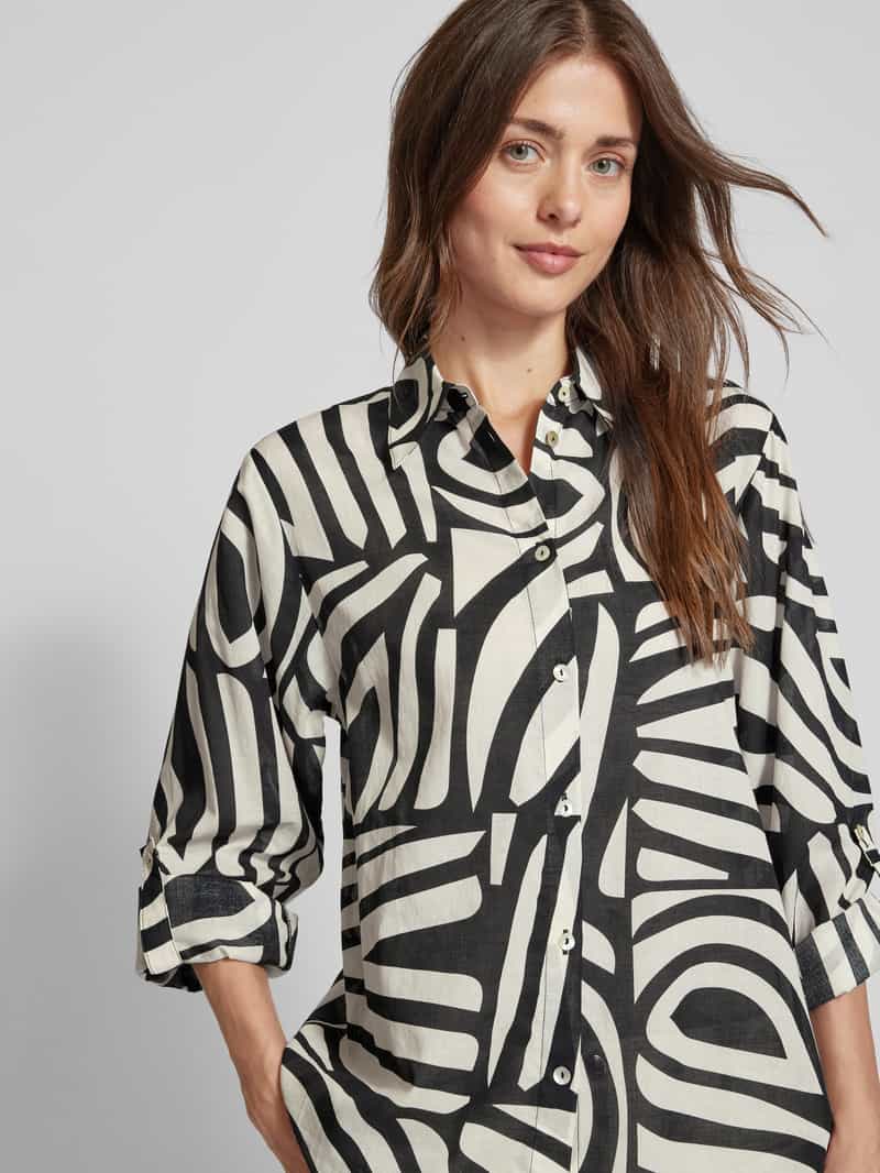 Opus Overhemdblouse met knoopsluiting model 'FUMINE'