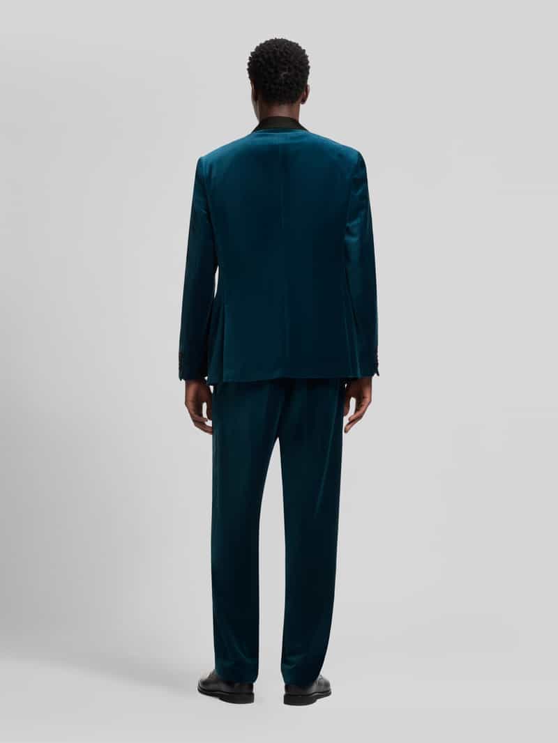 HUGO Slim fit smoking met fluweelstructuur