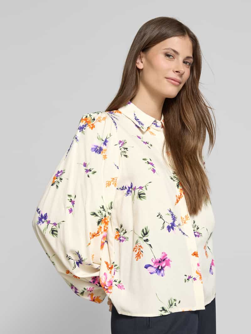 YAS Regular fit blouse met ballonmouwen model 'ASINA'
