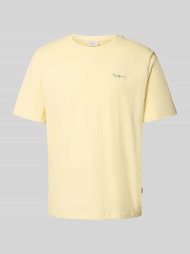 Pepe Jeans Regular fit T-shirt van puur katoen