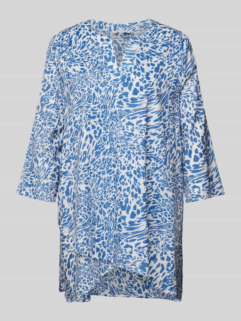 Regular fit blouse met V-hals