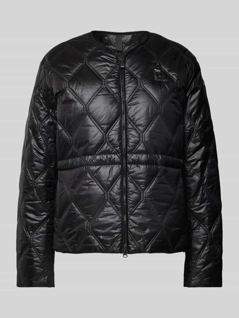 Blauer Usa Gewatteerd jack met labelbadge model 'TAFT'