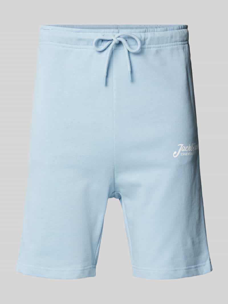 jack & jones Slim fit sweatpants met labelprint model 'GORDON'