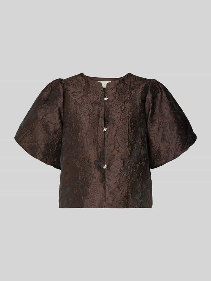 NEO NOIR Blouse met korte mouwen en knoopsluiting