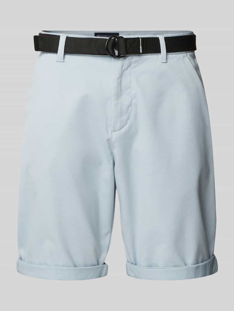 Tom Tailor Denim Regular fit chinoshorts met riem